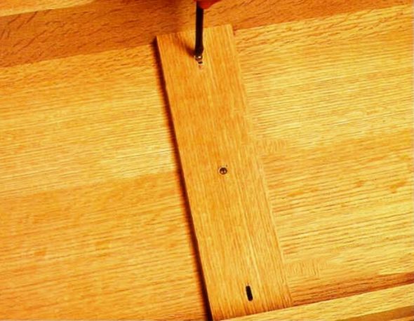 Utiliser des entretoises rainurées
