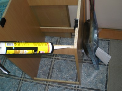 Appliquez une couche de mastic