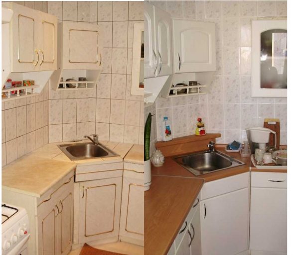 Remplacement des plateaux avant et après
