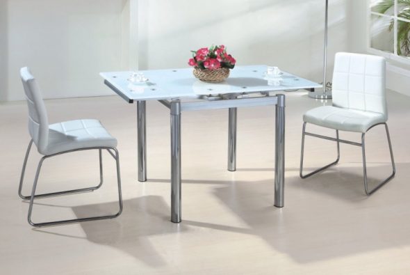 Table en verre