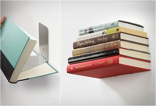 Etagère invisible pour les livres