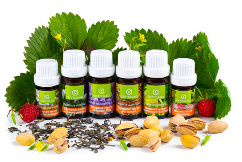 Les huiles aromatiques donneront de la fraîcheur