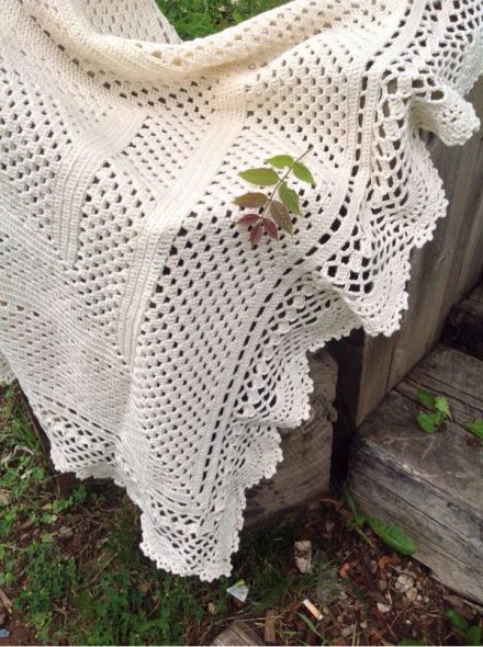 Plaid pour enfants ajouré