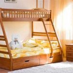 Chambre d'enfants avec lits superposés
