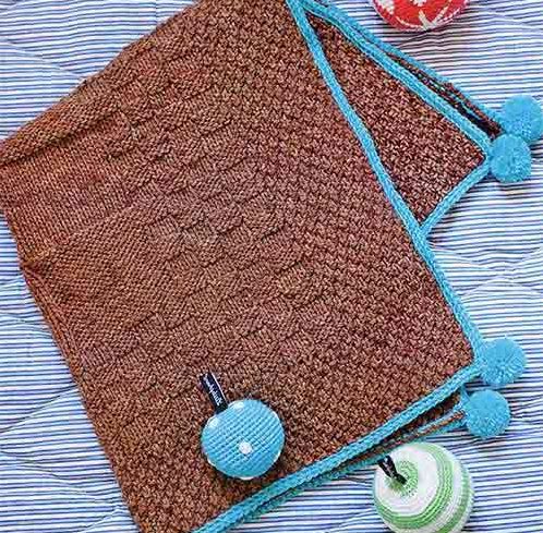 Couverture pour enfants marron