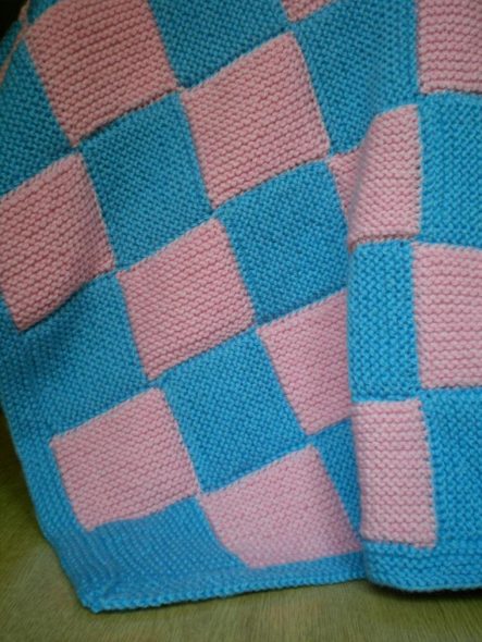 Le plaid des enfants Shakhmatka