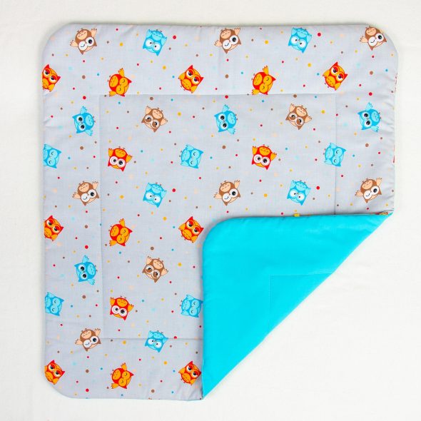 Couverture bébé en coton Chouette amusante