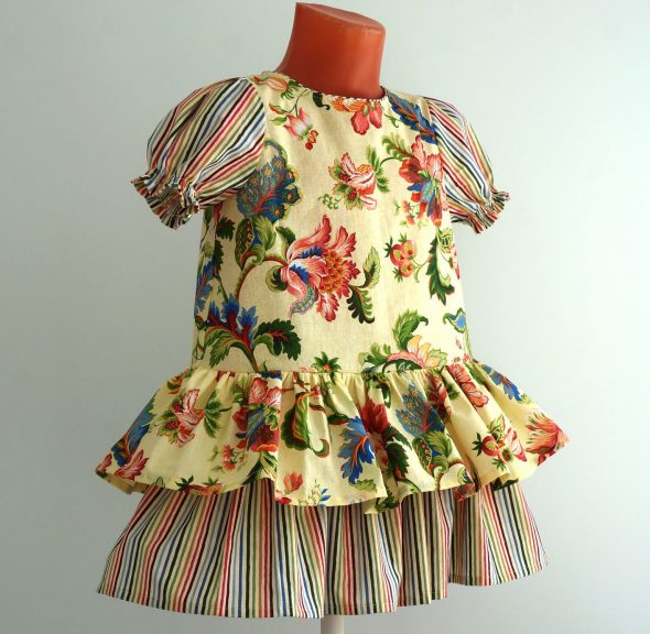 Robe percale enfant
