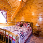 Beau couvre-lit rustique fait à la main