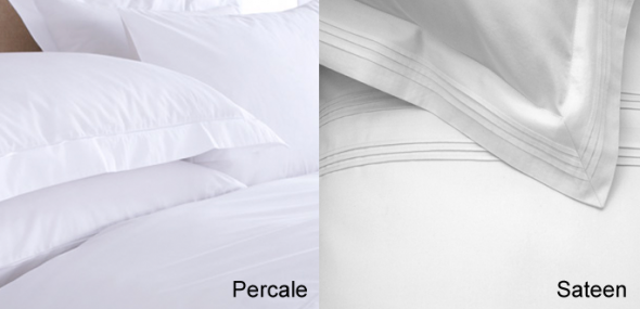 Percale et satin