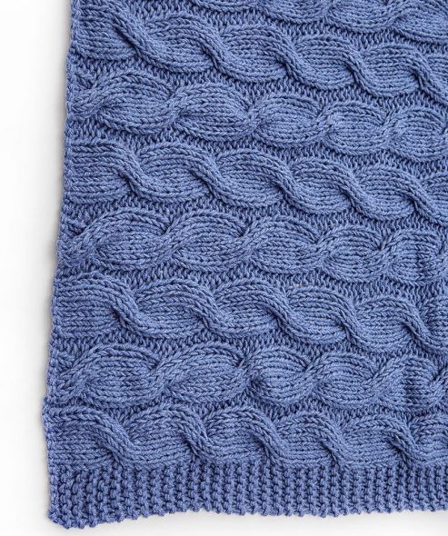 Bleu à carreaux