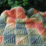 Plaid de carrés individuels motifs d'automne