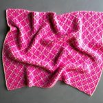 Plaid à motif géométrique jacquard