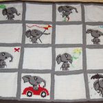 Couverture d'éléphants pour bébé