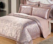 Linge de lit satin jacquard