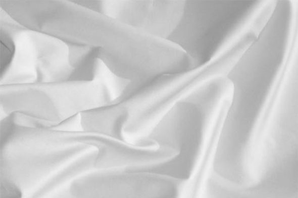 Tissu percale blanc neige