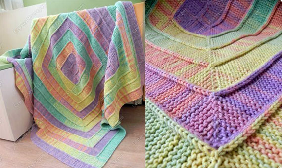 Plaid multicolore