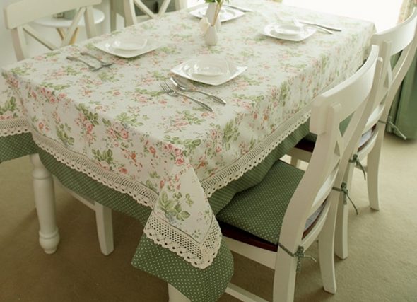 Doek voor de keuken in de stijl van de Provence