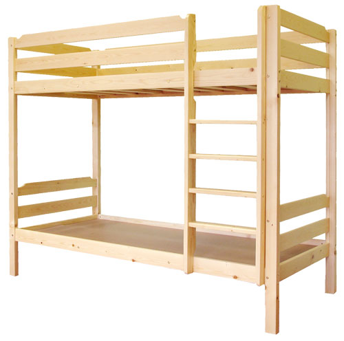 Lits superposés en bois confortables