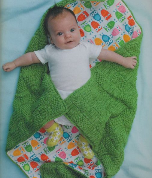 Couverture bébé à deux côtés