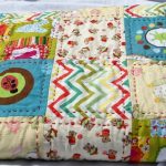 Couverture en une seule pièce en peluche pour bébé, matelassée manuellement