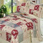 Belle grande courtepointe patchwork