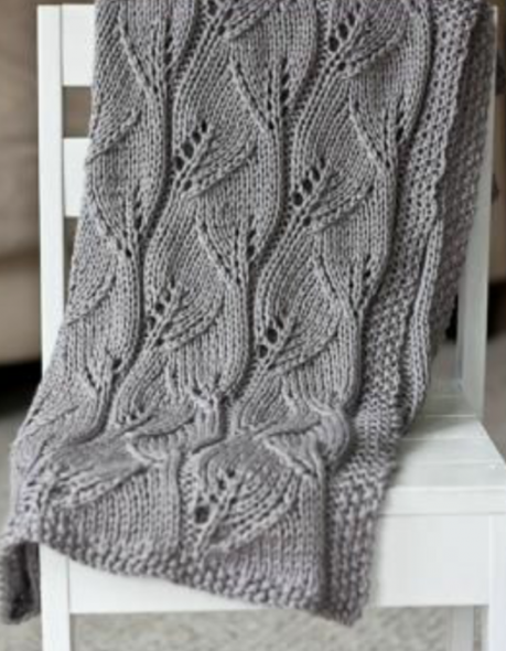 Beau plaid gris avec des feuilles