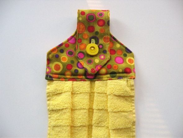 Serviettes de cuisine avec supports