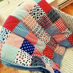 Couette avec un motif inhabituel