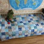Patchwork à l'intérieur de la chambre d'un adolescent