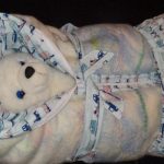 Enveloppe de couverture pour le bébé avec ses propres mains