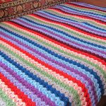 Plaid afghan à tricoter