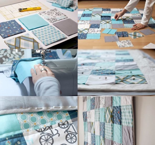 Les étapes de la fabrication d'une couverture