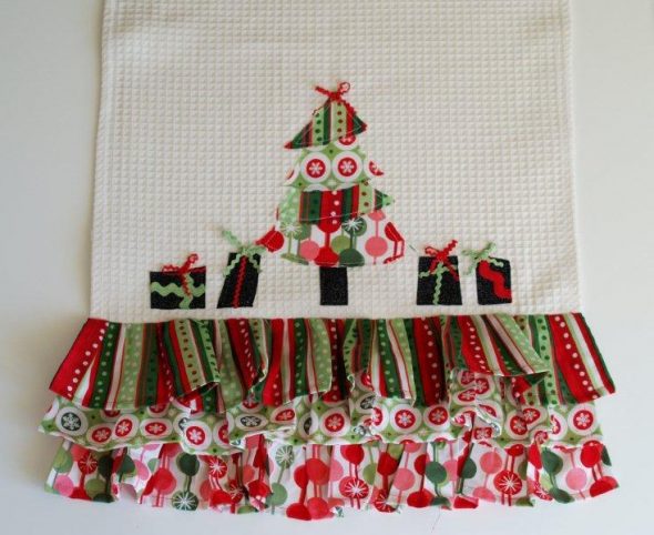 Serviette de noël simple