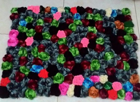 Tapis multicolore