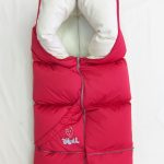 Enveloppe en duvet rose avec fermeture à glissière
