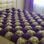 Bonbon double couverture élégant avec un motif sur la diagonale