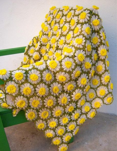 Couverture de camomille chic à faire soi-même