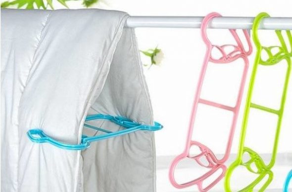 Séchage de la couverture après le lavage