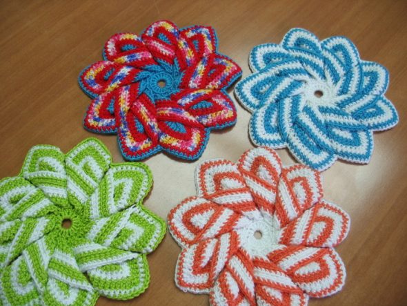 Serviettes lumineuses, dessous de verre
