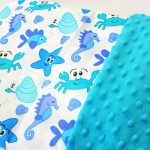 Couverture pour enfants avec la vie marine pour votre bébé