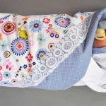 Enveloppe à carreaux en coton facile sur extrait