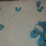Plaid moelleux pour bébé avec des lapins