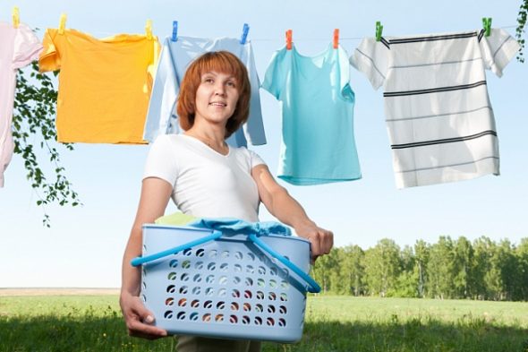 Le séchage des vêtements