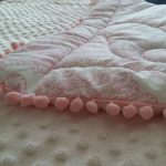 Couverture en peluche délicate pour les filles