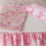 Ensemble de lit de poupée rose délicat