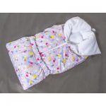 Couverture - Enveloppe avec poche en satin de couleur avec molleton