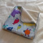 Couverture en laine bidirectionnelle pour bébé