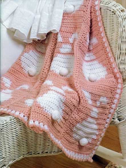 Couverture crochetée