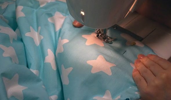 Stitch plaid